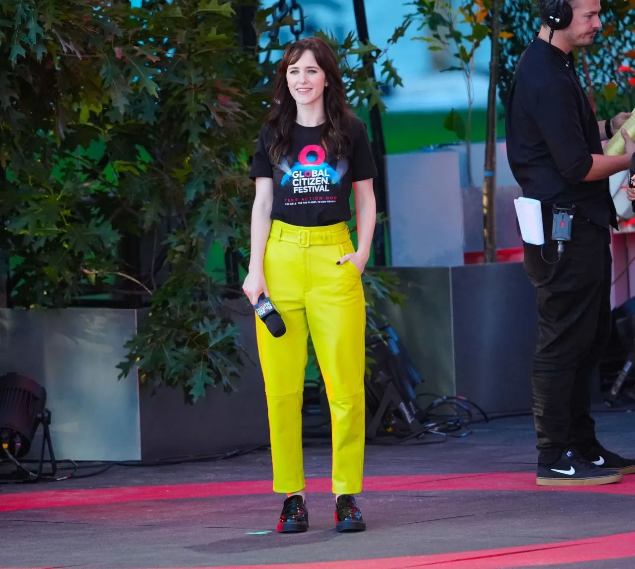 RACHEL BROSNAHAN AT GLOBAL CITIZEN FESTIVAL AT CENTRAL PARK IN NEW YORK06